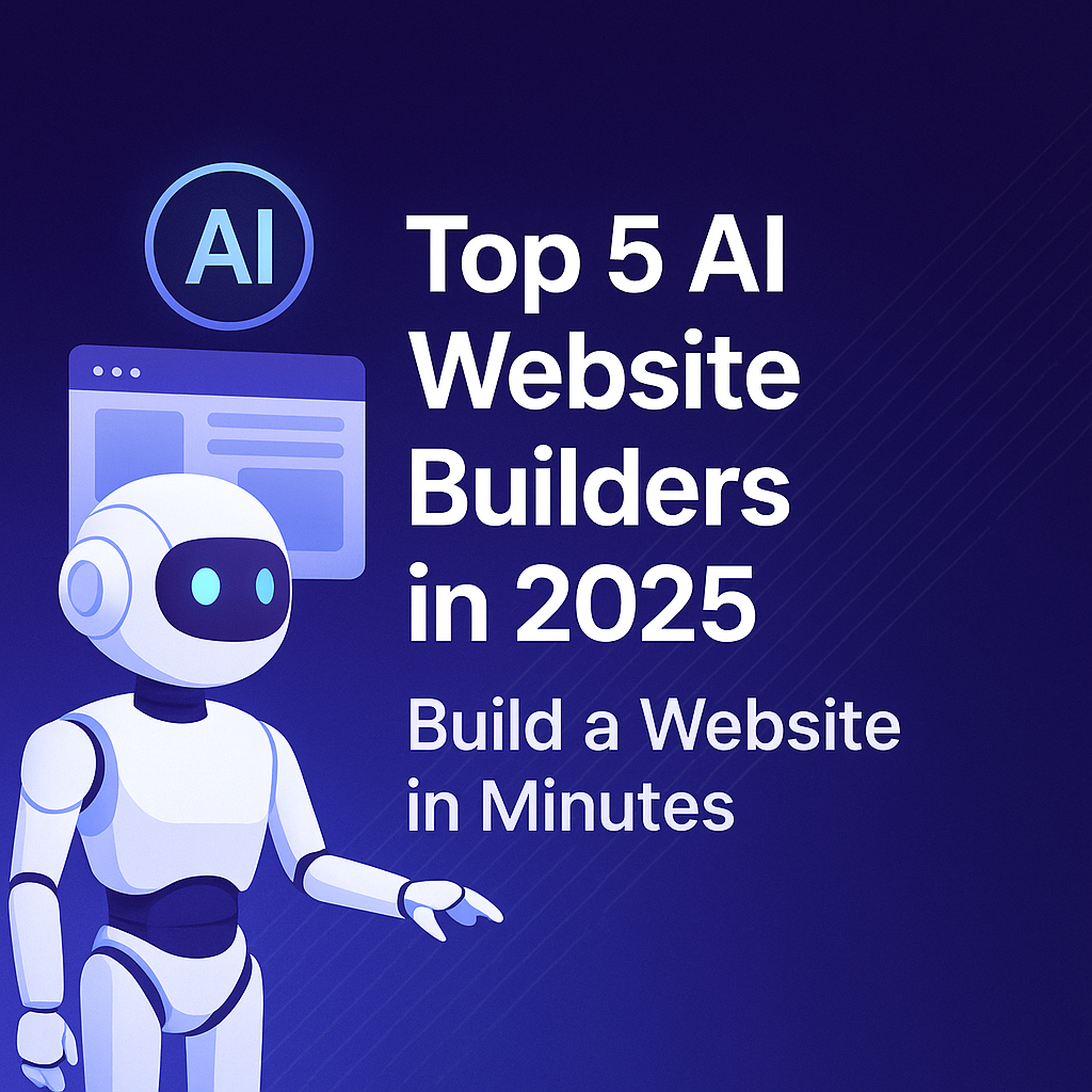 Top 5 AI Website Builders in 2025