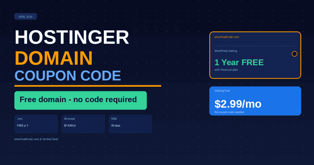 Reliable domain hosting with free options and discounts from Smart Host Finder.